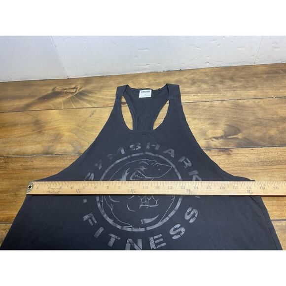 GymShark Legacy Stringer Tank Top Men Large Black Sleeveless Muscle - Picture 7 of 10